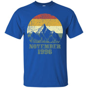 November 1996 T-Shirt Vintage 22nd Birthday Gifts Men T-shirt