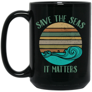 Environmentalist Ocean Awareness Retro Cool Gift Coffee Mug, Tea Mug