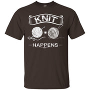 Knit – Knit happens – Knitting Men T-shirt
