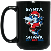 Santa Claus Shark Doo Doo Funny Christmas Coffee Mug, Tea Mug