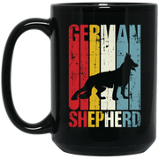 Retro German Shepherd Vintage Coffee Mug, Tea Mug