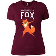 Handsome As A Fox, Fox Dabbing Women T-Shirt