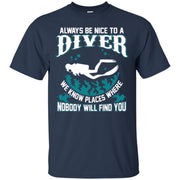 Always Be Nice To A Diver, Scuba Diving Men T-shirt