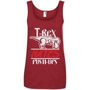 T-Rex Hates Push-Ups Women T-Shirt