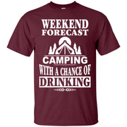 Camping With A Chance Of Drinking Men T-shirt