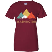 Secret Sasquatch Hidden Retro Washington Hiding Bigfoot Women T-Shirt