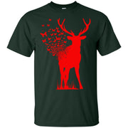 Deer Butterfly Gift For Deer Lovers Men T-shirt