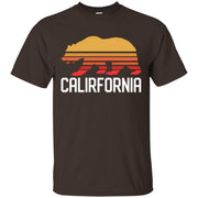 Retro California Bear Men T-shirt