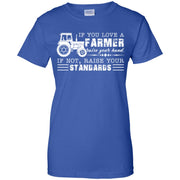 If You Love A Farmer Tee Women T-Shirt