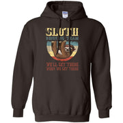 Sloth Running Team We’ll Get There When We Get The Men T-shirt