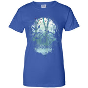 Dark Forest Skull Women T-Shirt