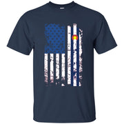 Colorado American Flag Men T-shirt