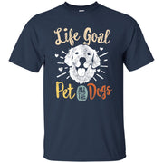 Life Goal Pet All The Dogs Golden Retriever Men T-shirt