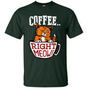Coffee Right Meow Men T-shirt