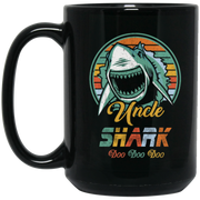 Retro Vintage Uncle Shark Coffee Mug, Tea Mug