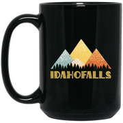 Retro City of Idaho Falls Mountain Coffee Mug, Tea Mug