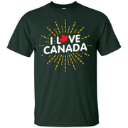 I Love Canada Sun Men T-shirt