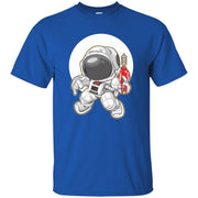 Cartoon Astronaut Space Ranger Dance Men T-shirt