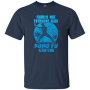 Kung Fu Fighting Asia Shaolin Retro Men T-shirt