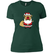 Santaclaus Dog Women T-Shirt