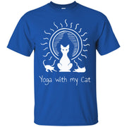 Yoga With My Cat Men T-shirt