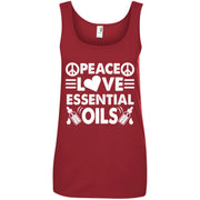 Peace Love Essential Oils Shirt Women T-Shirt