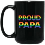 Proud Dad PaPa LGBT Gay Pride LGBTQ Parent Support Coffee Mug, Tea Mug