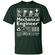 Beer Coffee Problem Solving Mechanical Engineer Men T-shirt