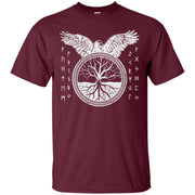 Tree of life -Yggdrasil and Runes alphabet Men T-shirt