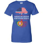 American Grown with Portuguese Roots Portugal Women T-Shirt