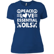 Peace Love Essential Oils Shirt Women T-Shirt