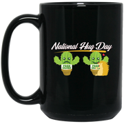National Hug Cactus Shirt Hedgehog Coffee Mug, Tea Mug