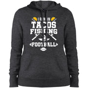 I Run On Tacos Fishing Football Fisherman Fish Women T-Shirt