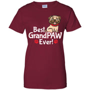 Grandpa Grand PAW, Pug Dog Gift Idea Best Ever Women T-Shirt