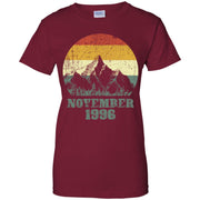 November 1996 T-Shirt Vintage 22nd Birthday Gifts Women T-Shirt