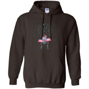 Flamingo Under The Night Stars Men T-shirt