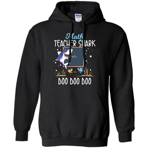 Math Teacher Shark Doo Doo Men T-shirt