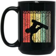 Snowboarding Retro, Winter sports Coffee Mug, Tea Mug