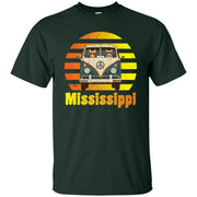 Mississippi Road Trip Shirt Vintage Retro Hippie Men T-shirt