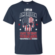 American Pride, Humor Bear Arms Men T-shirt