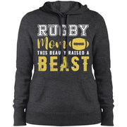 Rugby Mom This Beauty Raised a Beast Women T-Shirt