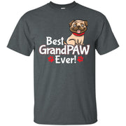 Grandpa Grand PAW, Pug Dog Gift Idea Best Ever Men T-shirt
