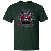 3D Space Cat Mens Men T-shirt