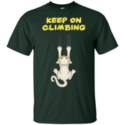 White Cat Keep Climbing Men T-shirt