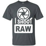 I Shoot Raw Photography Camera Photograph Men T-shirt