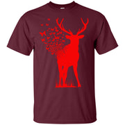 Deer Butterfly Gift For Deer Lovers Men T-shirt