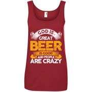 God is Great Beer, Beer Lovers Women T-Shirt