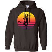 Yoga Retro Sunset Men T-shirt