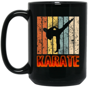 Retro Karate Powerful Coffee Mug, Tea Mug