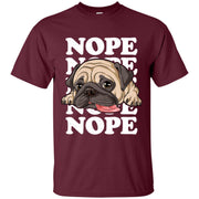 Nope Pug, Lazy Funny Pug Men T-shirt
